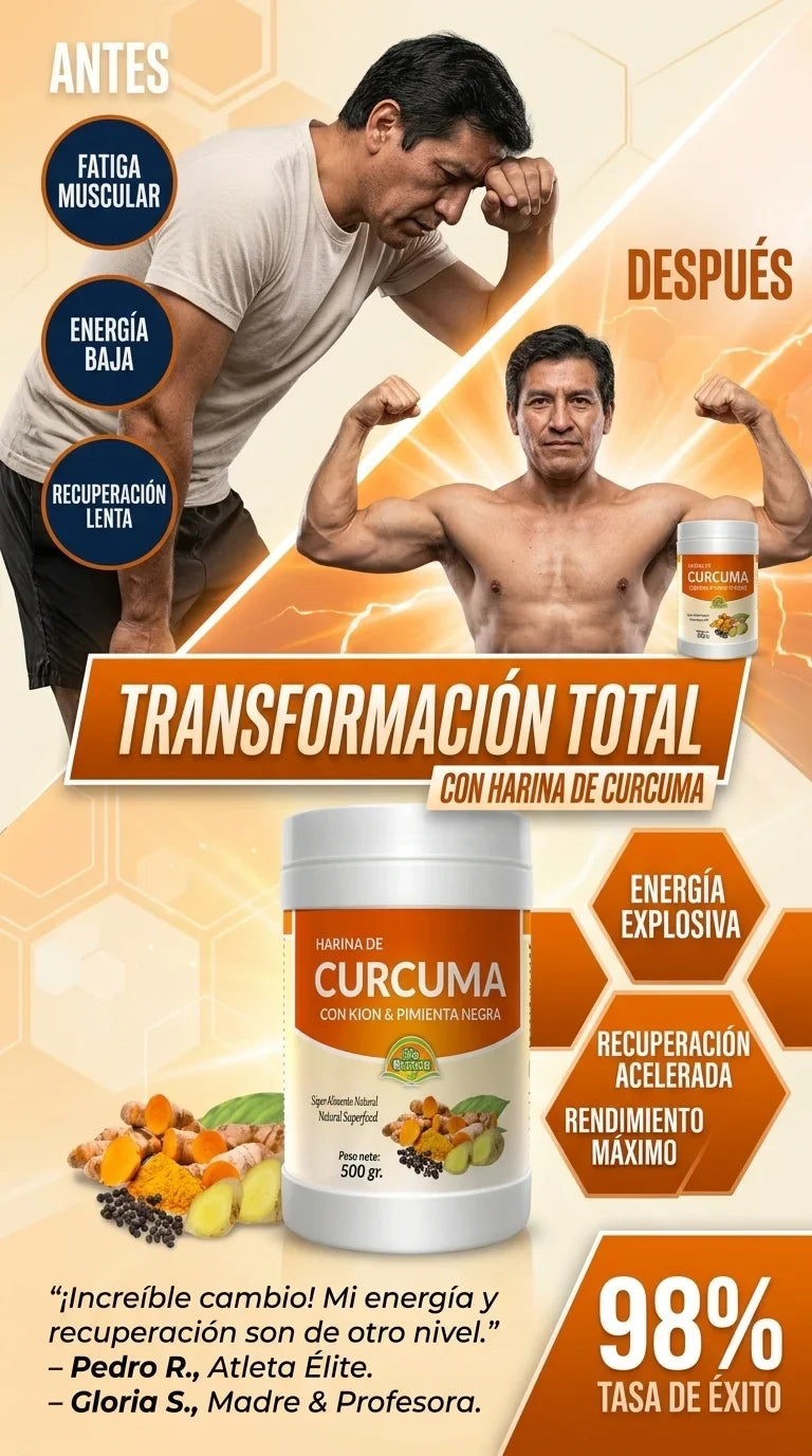 Cúrcuma Complex con Jengibre y Pimienta Negra – Antiinflamatorio Natural