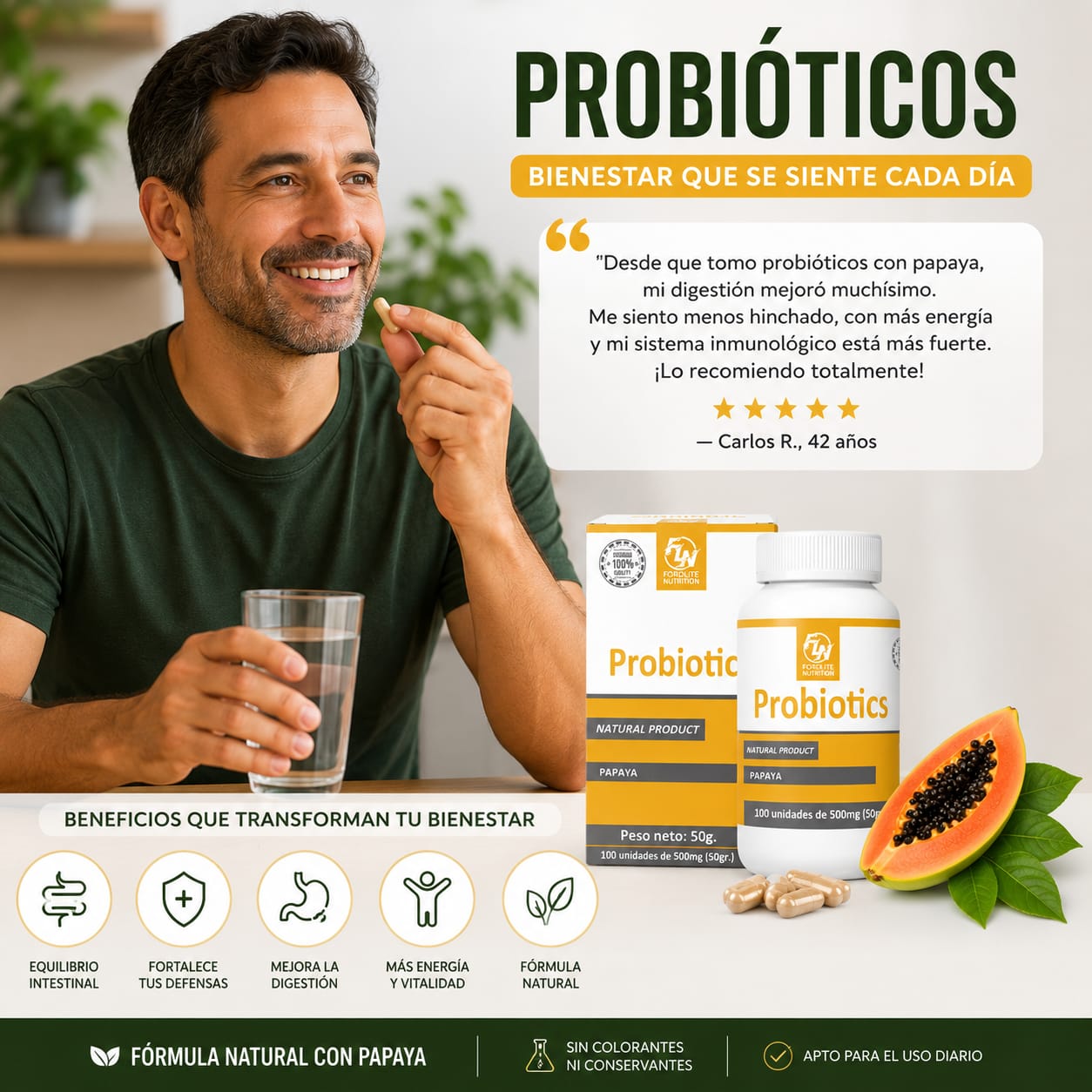 Probióticos equilibrio intestinal